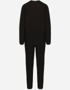 defox Compleu Trening Negru Bluză cu fermoar și Pantaloni Slim în stil Utility Telavienna