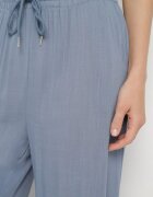 defox Pantaloni Albaștri din bumbac cu elastic în talie cu croială largă Efraia