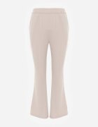 defox Pantaloni de trening Bej Evazați cu elastic în talie Efravella