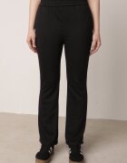 defox Pantaloni de trening Negre tip clopot cu elastic în talie Efravella