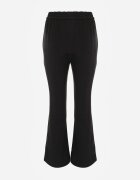 defox Pantaloni de trening Negre tip clopot cu elastic în talie Efravella