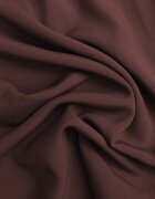 defox Pantaloni Maro Din Bumbac cu picioare largi Palazzo cu elastic în talie Nesira