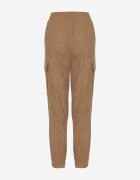 defox Pantaloni Maro în stil cargo cu talie înaltă Belseli