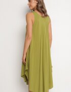 defox Rochie Verde închis Cloș din Bumbac Tesaxelle