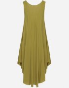 defox Rochie Verde închis Cloș din Bumbac Tesaxelle