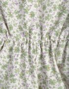 defox Salopetă Verde cu elastic în talie închisă la ceafă cu un nasture cu o curea de material suplimentară Odilla