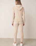 defox Set de Trening Bej deschis din Velur cu Bluză și Pantaloni Ariliv