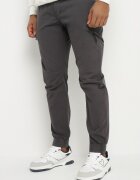 designer Pantaloni Cargo Gri din Bumbac cu Buzunare Alimaria