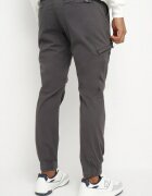 designer Pantaloni Cargo Gri din Bumbac cu Buzunare Alimaria