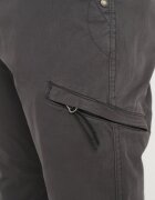 designer Pantaloni Cargo Gri din Bumbac cu Buzunare Alimaria