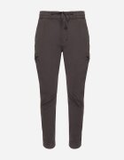 designer Pantaloni Cargo Gri din Bumbac cu Buzunare Alimaria