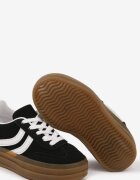 doremi Adidași Negri în Stil Tenis cu Model Geometric Olithena