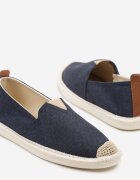 elong Tenisi bleumarin stil espadrile cu împletitură și inserție elastică Eveloiti
