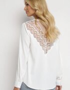 elsa.m by may Bluză Albă cu broderie Destyn