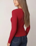 elsa.m by may Bluză Bordo