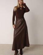 elsa.m by may Bluză cu bumbac vâscoză fronșare și aplicație metalică Jenala Maro