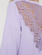 elsa.m by may Bluză Mov cu Broderie Destyn