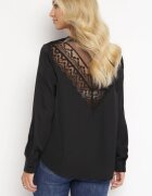 elsa.m by may Bluză Neagră cu Broderie Destyn