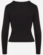 elsa.m by may Bluză Neagră de Bumbac Longsleeve Lisfia
