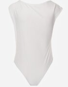 elsa.m by may Body Alb Asimetric Decorat cu Drapaje Dinida