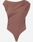 elsa.m by may Body Maro Asimetric Decorat cu Pliuri Dinida
