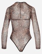 elsa.m by may Body Maro Leopard Transparent cu Cupe Intarite Vensariella