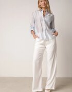 elsa.m by may Cămașă Albastră Transparentă Decorată cu Zirconii Clymadia