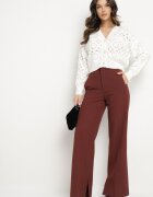 elsa.m by may Cardigan alb ajurat cu nasturi Nivone