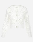 elsa.m by may Cardigan alb ajurat cu nasturi Nivone