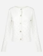 elsa.m by may Cardigan Alb Încheiat cu Perle Cholli