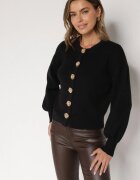 elsa.m by may Cardigan Negru