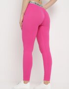 elsa.m by may Colanți Fucsia Elastici cu Gumă Lată în Talie Rindama