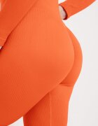 elsa.m by may Colanți Portocalii Push-Up din Tricot Reiat Thistleta