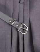 elsa.m by may Fustă-pantalon Gri Plisată cu Talie Înaltă și Curea Jezorea