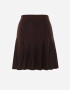 elsa.m by may Fustă plisată din tricot cu vâscoză decorată cu nasturi în stil napoleonian Silvani Maro