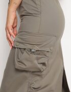 elsa.m by may Fustă Verde închis Midi cu Buzunare Largi în Stil Cargo Talicia
