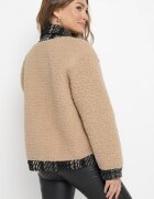 elsa.m by may Geacă Bej Oversize din blană de miel Brona