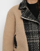 elsa.m by may Geacă Bej Oversize din blană de miel Brona