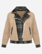 elsa.m by may Geacă Bej Oversize din blană de miel Brona