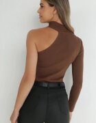 elsa.m by may Golf Maro închis pe un umăr din tricot reiat Kennet