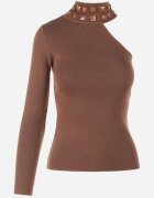 elsa.m by may Golf Maro închis pe un umăr din tricot reiat Kennet