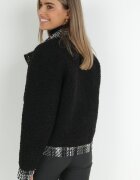 elsa.m by may Jachetă Neagră Oversize din Blană tip Miel Brona