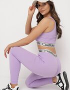 elsa.m by may Leggings elastice mov deschis cu bandă lată în talie Rindama