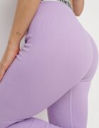 elsa.m by may Leggings elastice mov deschis cu bandă lată în talie Rindama