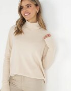 elsa.m by may Maletă Bej deschis Tricotată cu mânecă lungă Dist