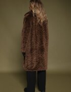 elsa.m by may Palton Maro Lung de Blană în stil Teddy Tadele