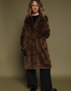 elsa.m by may Palton Maro Lung de Blană în stil Teddy Tadele