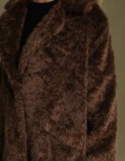 elsa.m by may Palton Maro Lung de Blană în stil Teddy Tadele