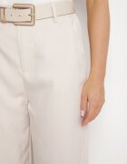 elsa.m by may Pantaloni Bej deschis cu croială de costum cu picior larg și curea cu cataramă Feviona