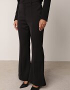 elsa.m by may Pantaloni Clopot Clasici Negri cu Talie Înaltă Qinna